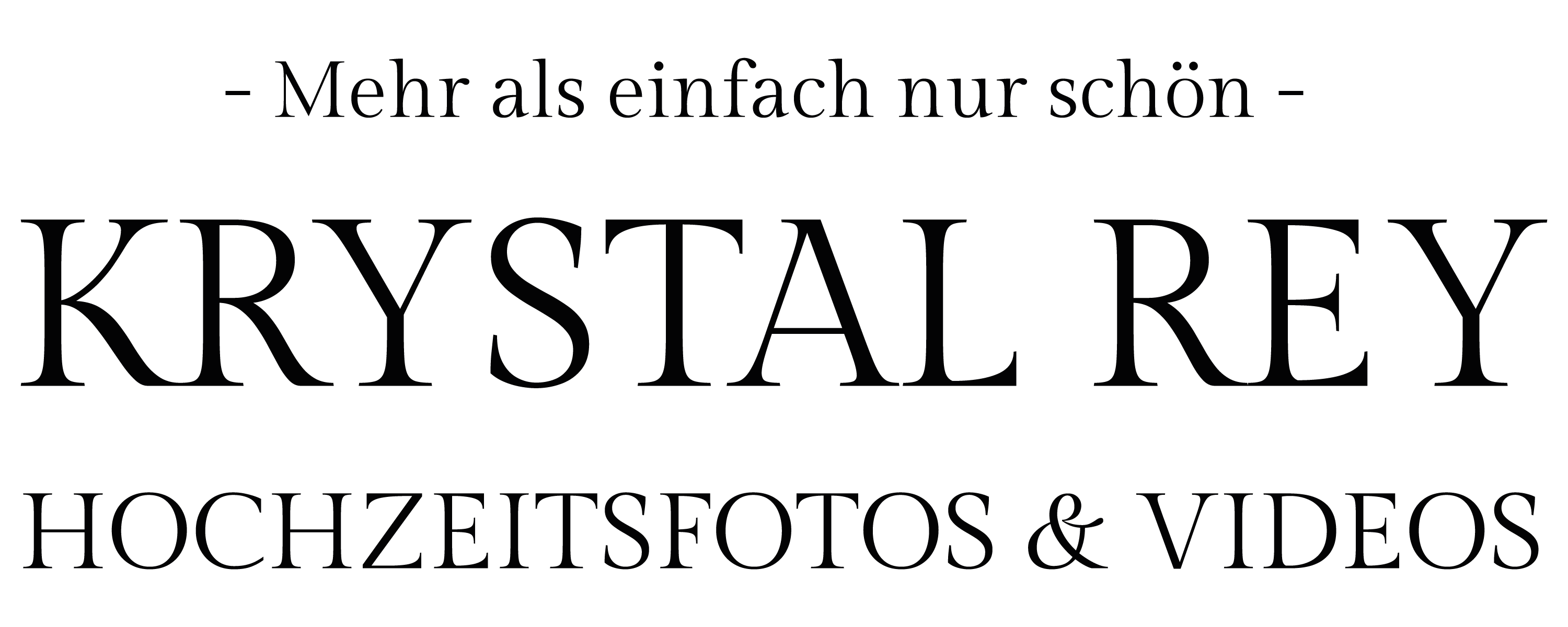 Hochzeitsfotografin München Krystal Rey Photo Logo